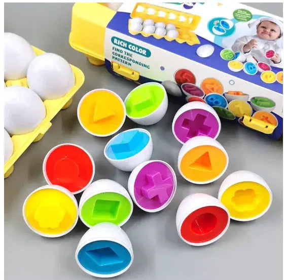 Montessori Geometric Eggs Toddle Ready