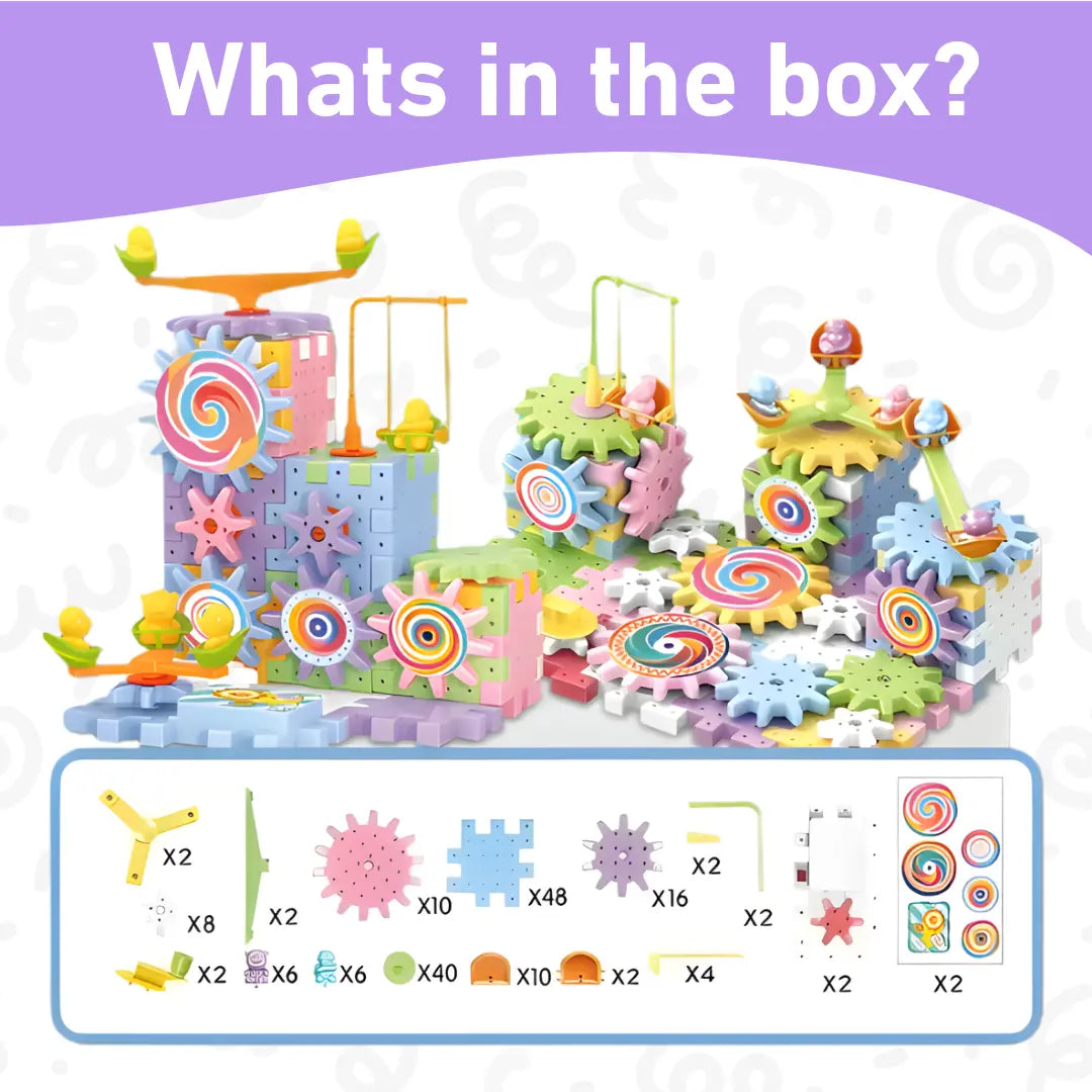 Montessori Rotating Gearset