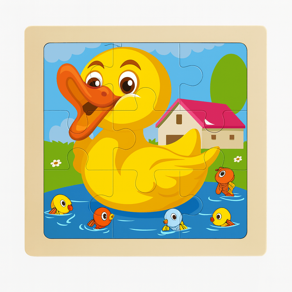 Montessori Wooden Puzzle (9 pieces)