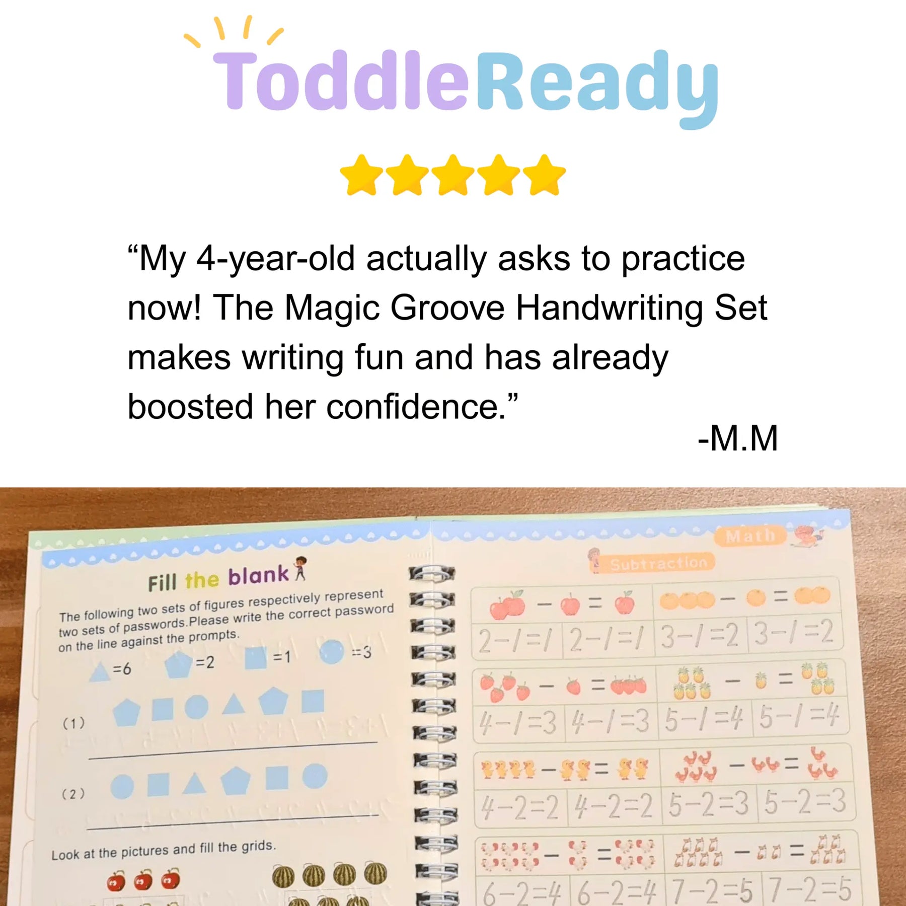 Magic Groove Handwriting Set Toddle Ready