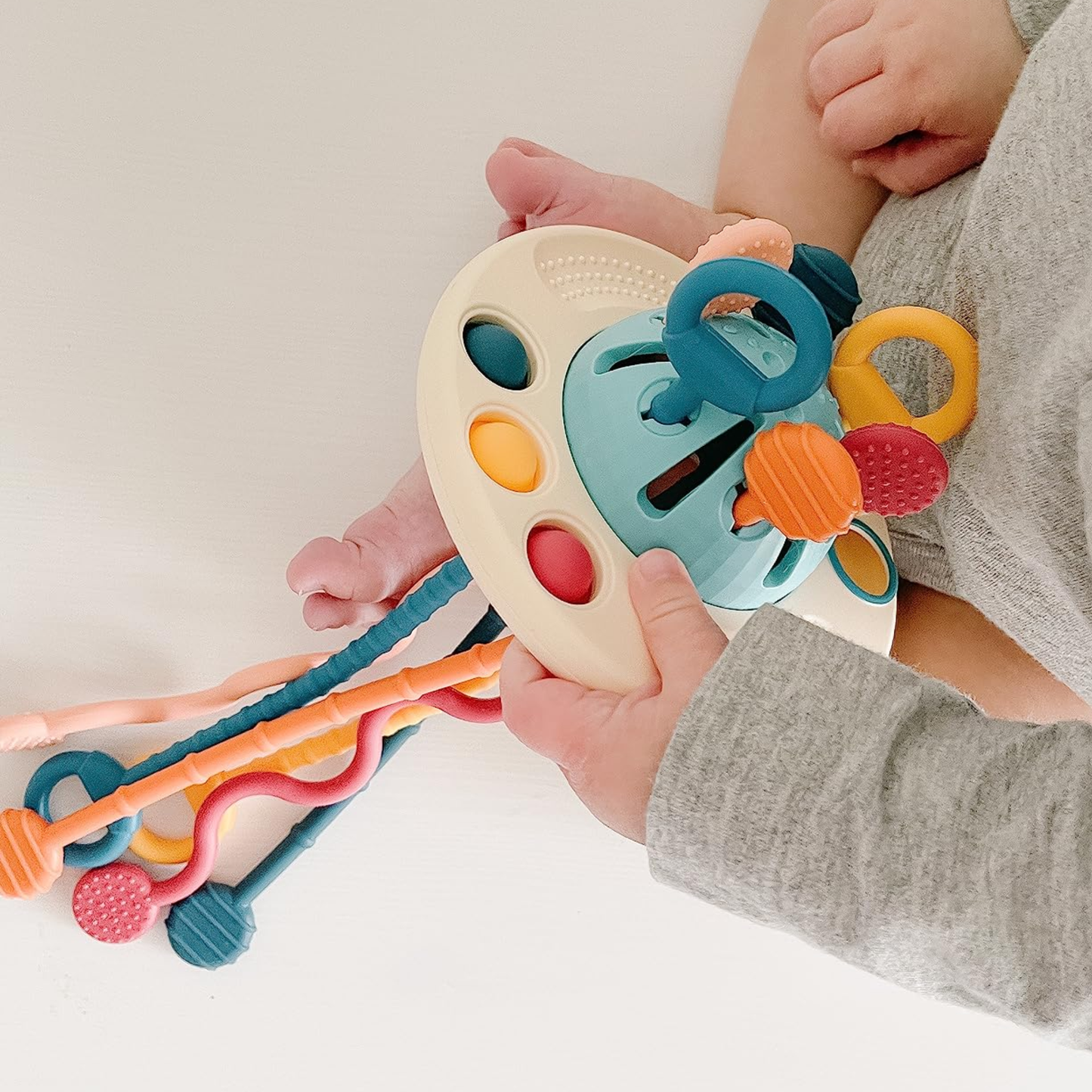 Montessori Silicone Pull UFO