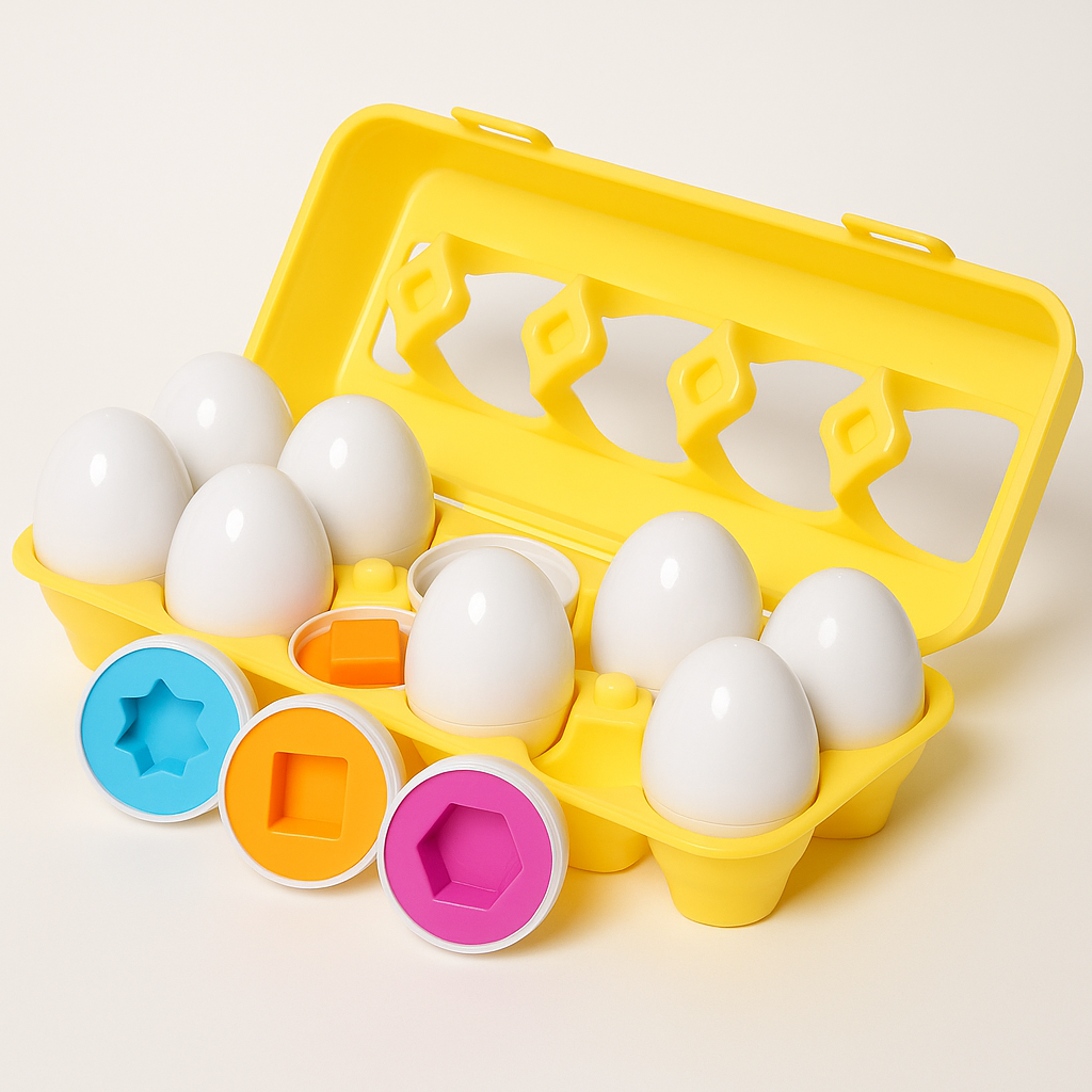 Montessori Geometric Eggs