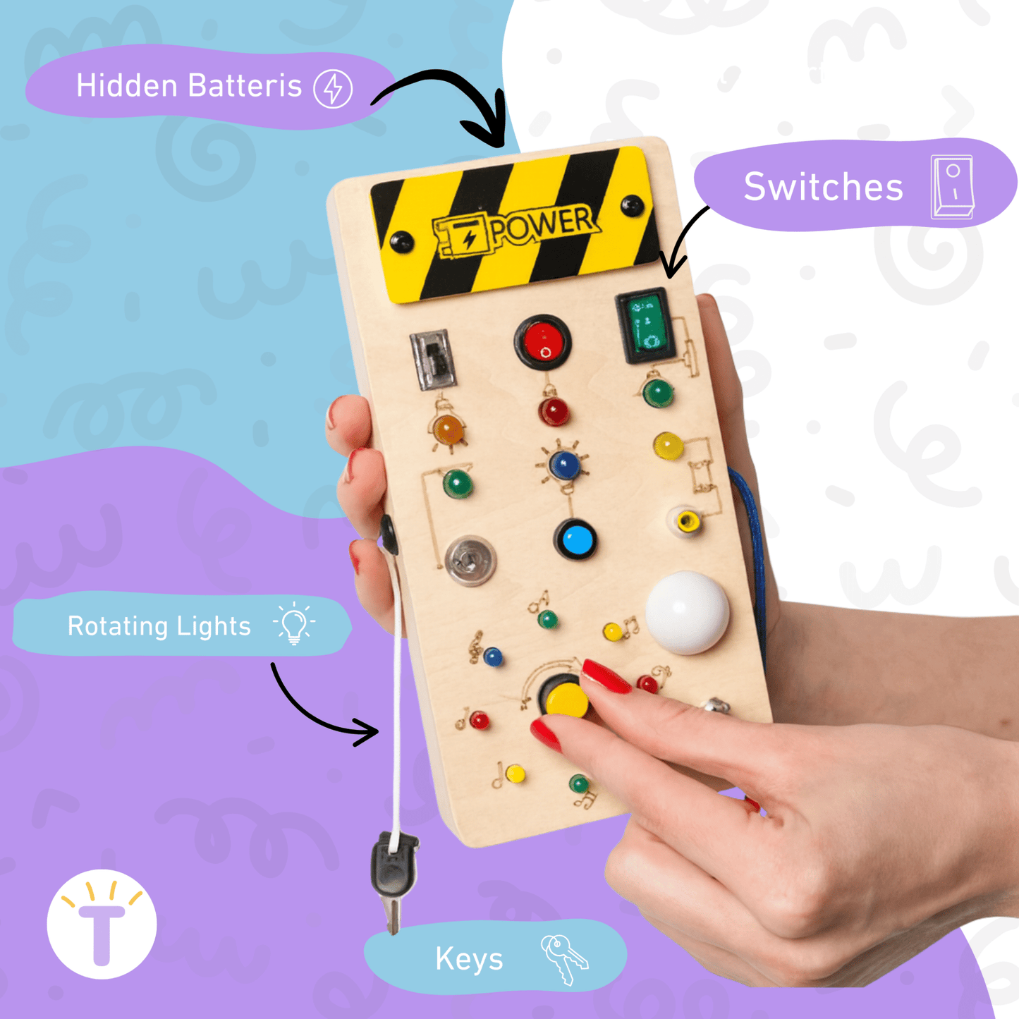 Montessori Light Switch Board