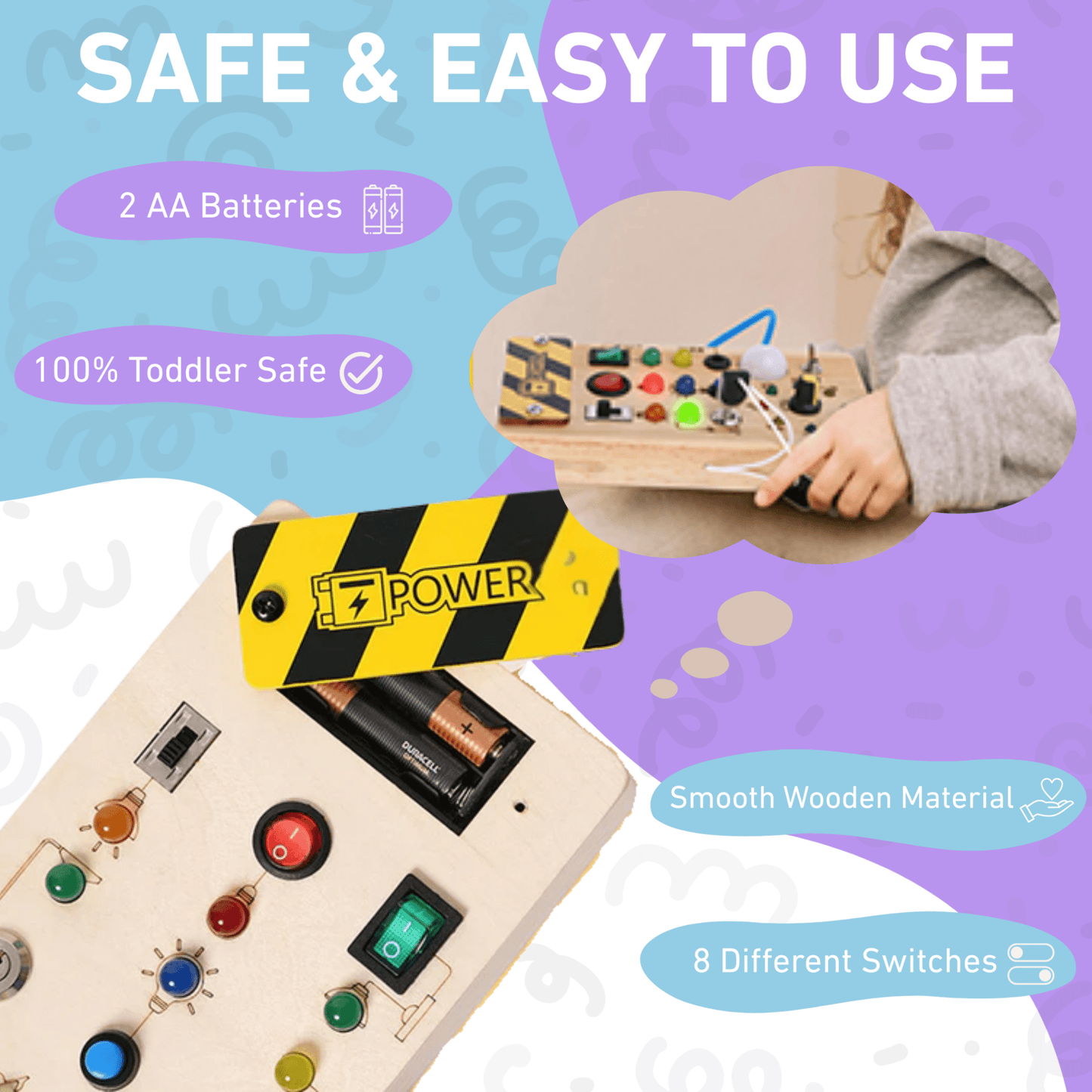 Montessori Light Switch Board