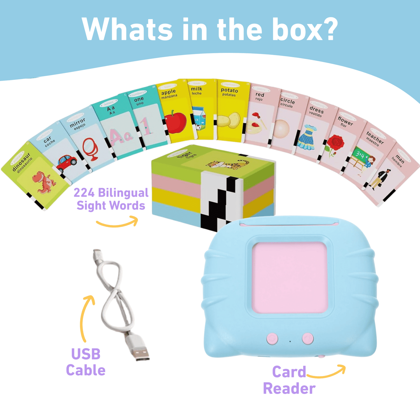 Montessori Bilingual Talking Flashcards