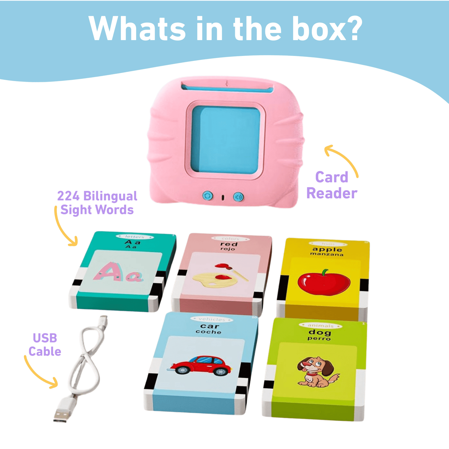 Montessori Bilingual Talking Flashcards