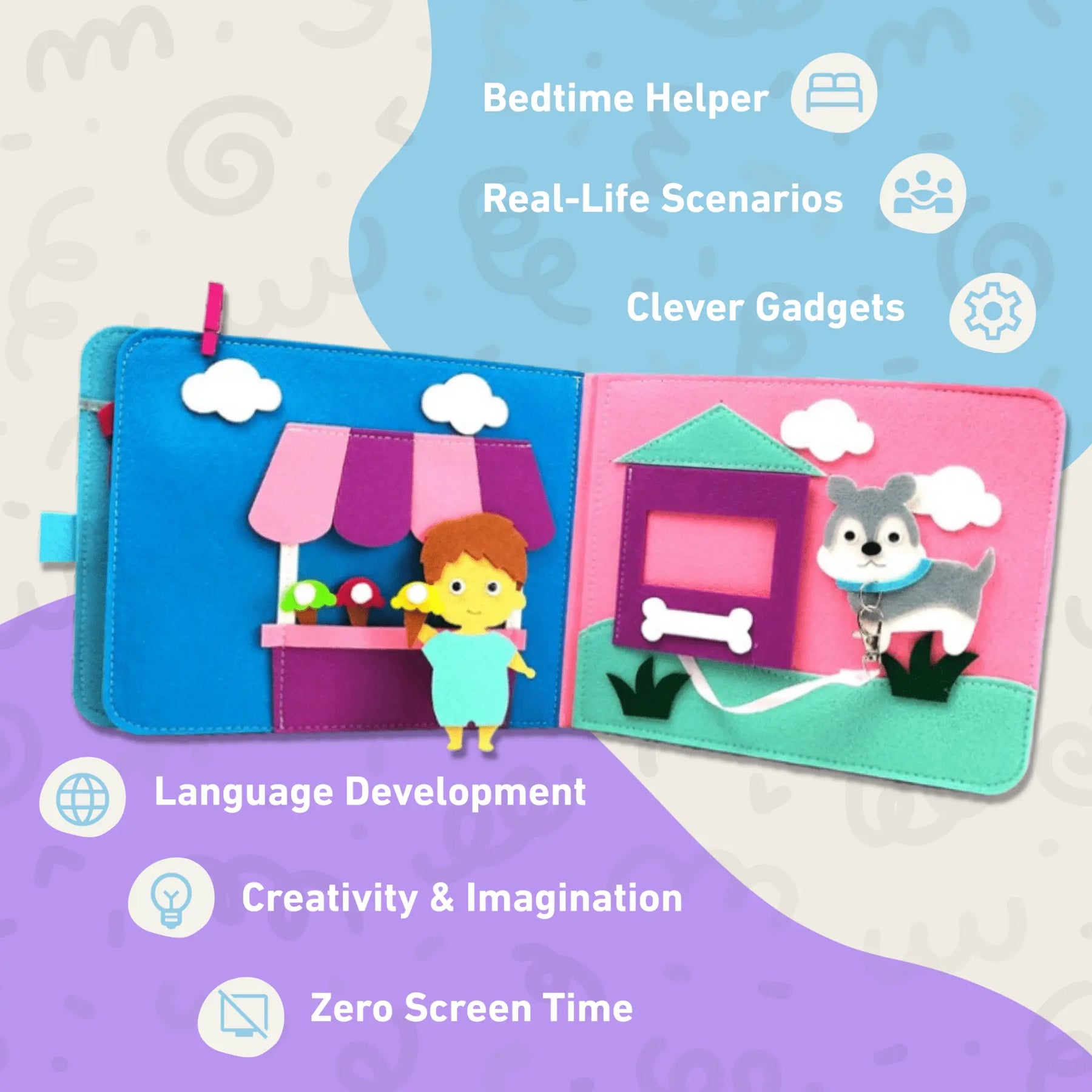 Montessori Touch & Tell Storybook Toddle Ready