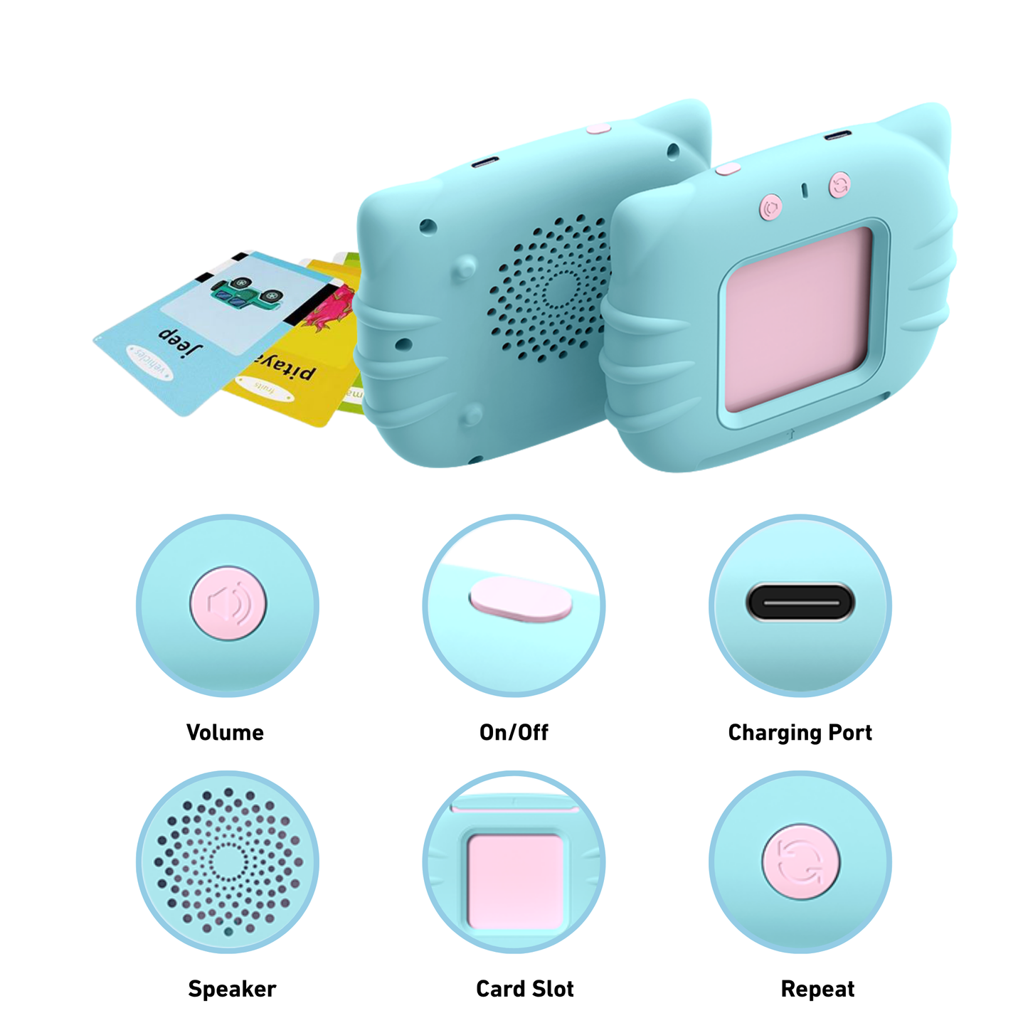 Montessori Bilingual Talking Flashcards