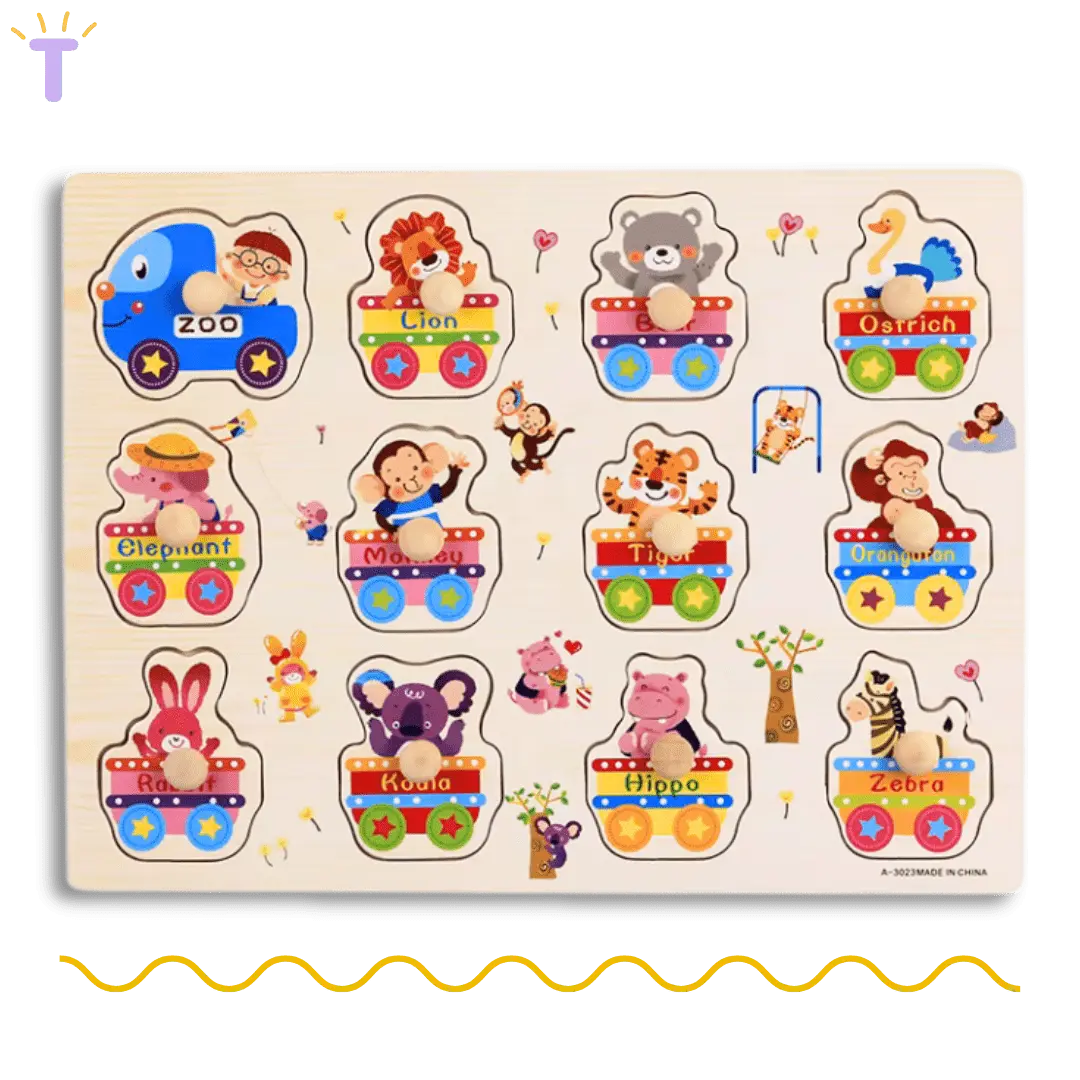 Animal Words Puzzle Toddle Ready