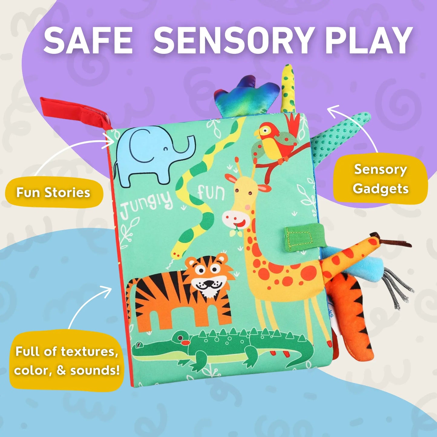 Montessori Baby Soft Book Toddle Ready