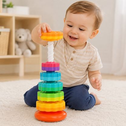 Montessori Spin & Stack