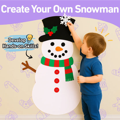 Montessori Felt Snowman Toddle Ready