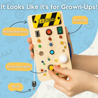 Montessori Light Switch Board Toddle Ready