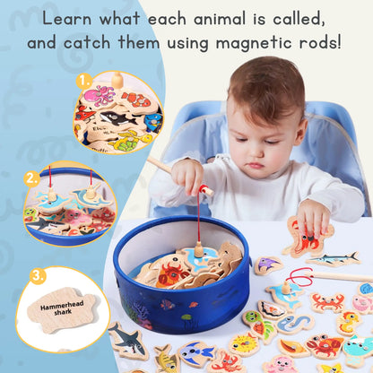 Montessori Fishing Game