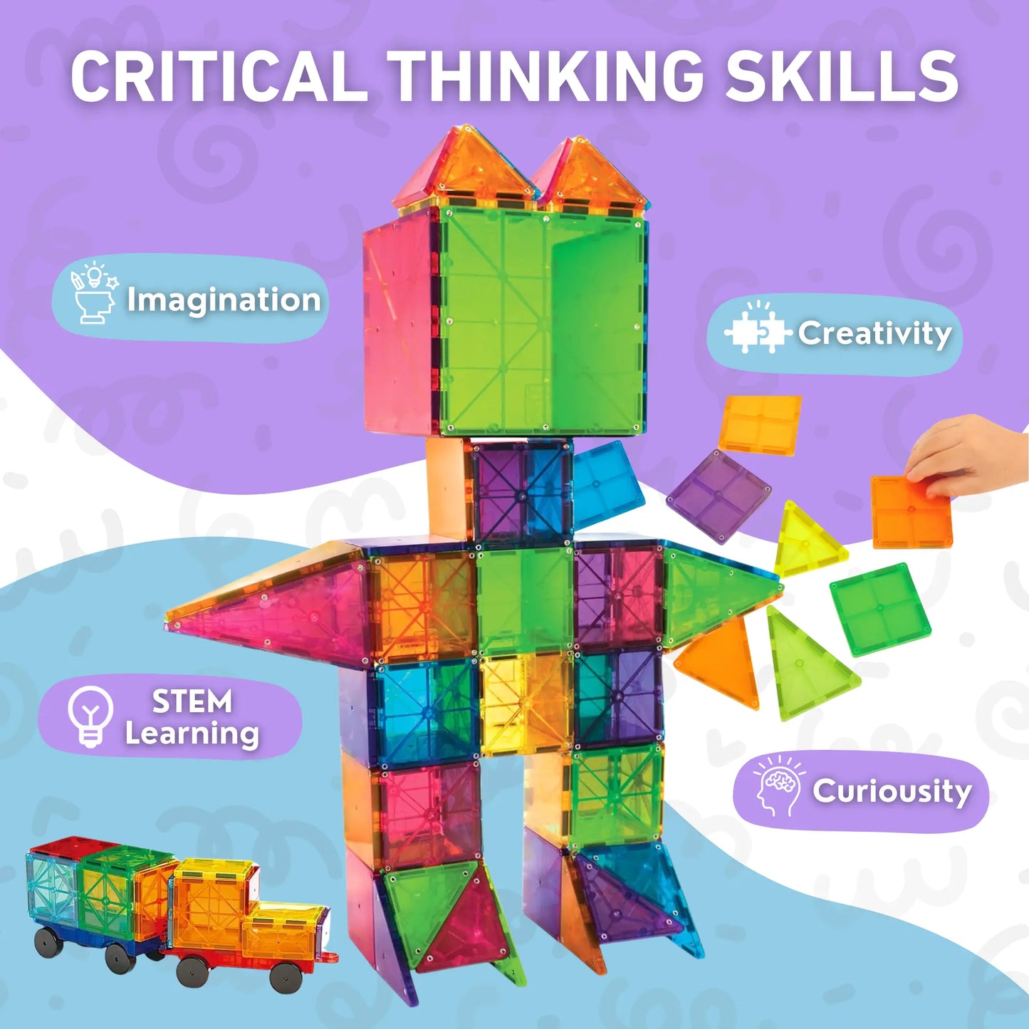 Montessori Magnetic Tiles