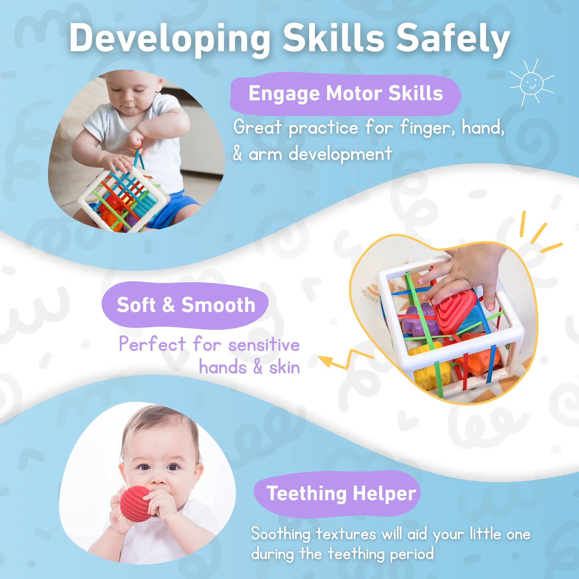 Montessori Sensory Cube Toddle Ready