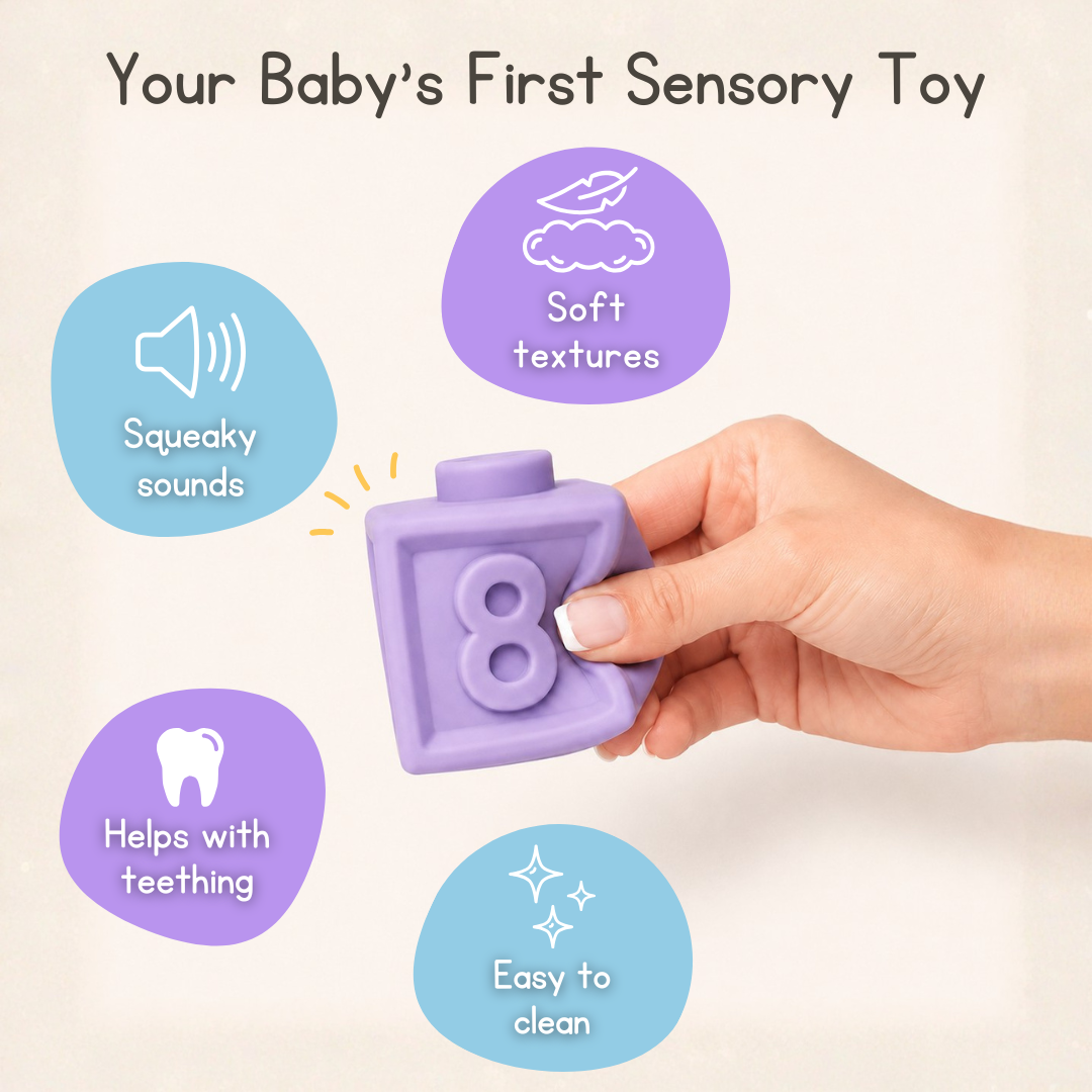 Montessori Squeaky Block Set