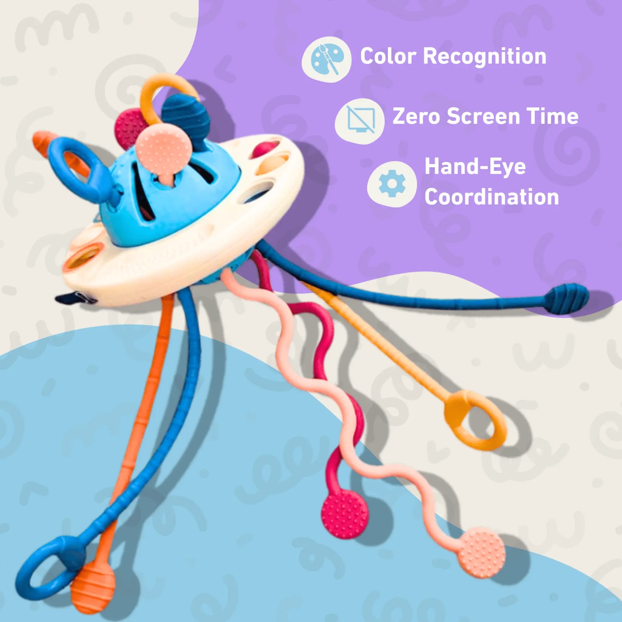Montessori Silicone Pull UFO Toddle Ready