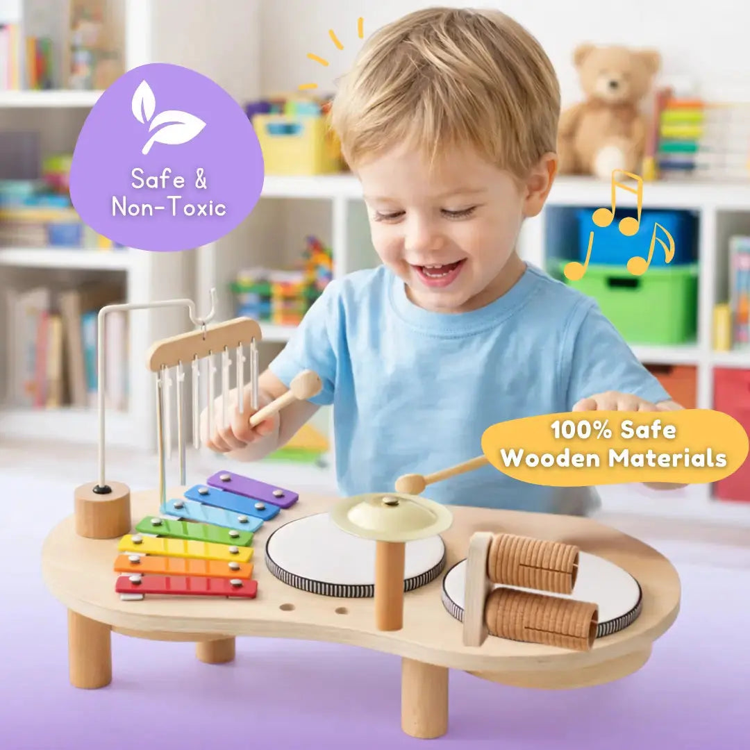 Montessori Drum Set Toddle Ready