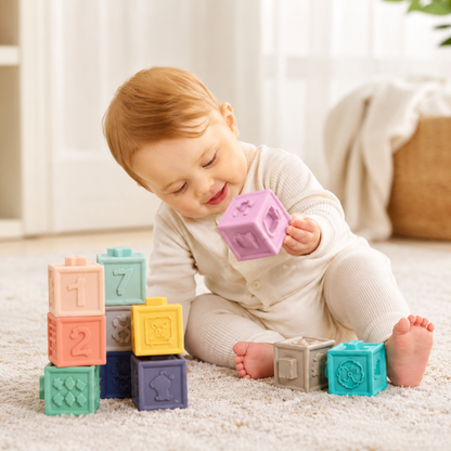 Montessori Squeaky Block Set