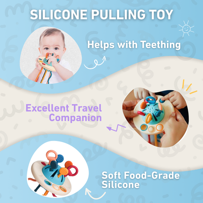Montessori Silicone Pull UFO