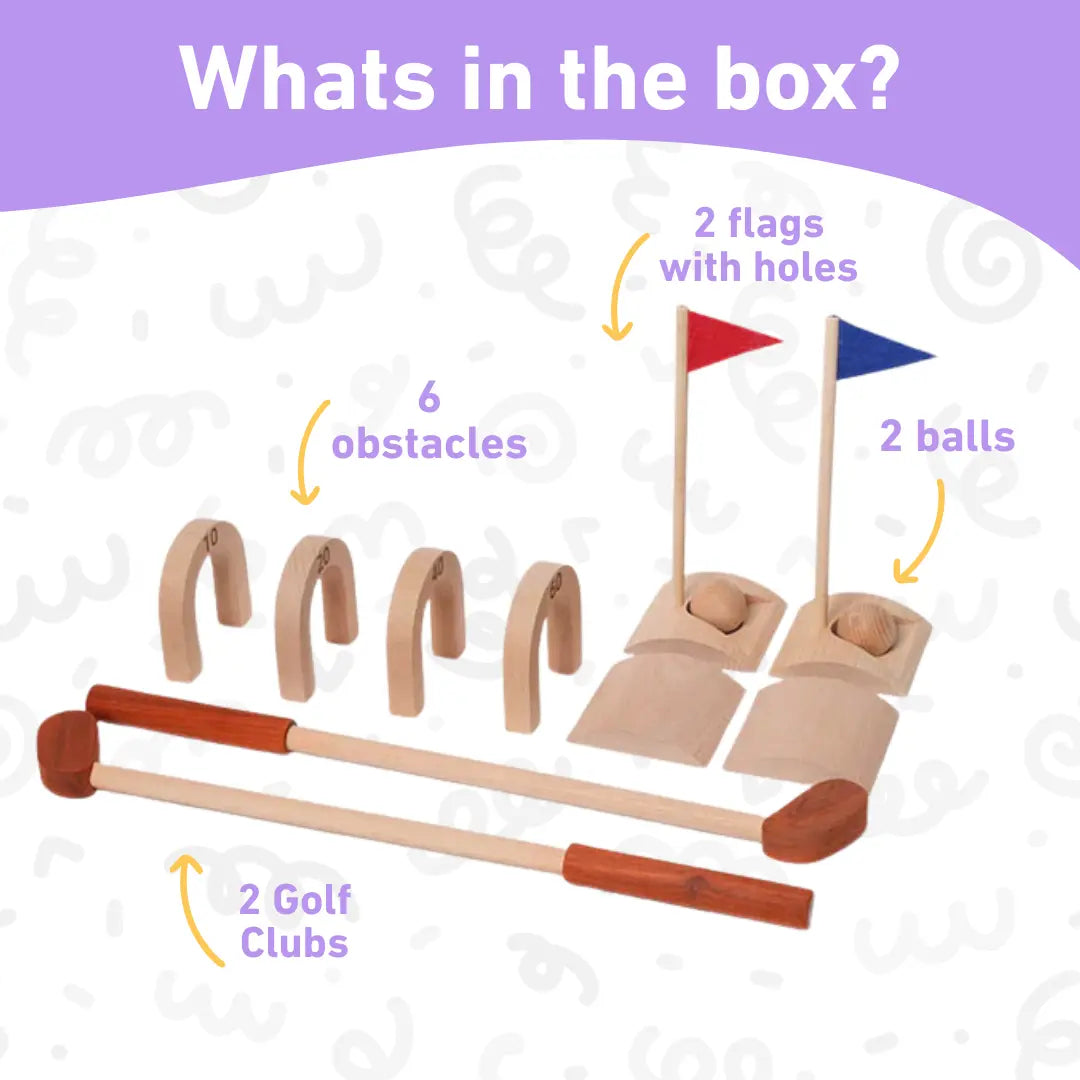 Wooden Golf Set