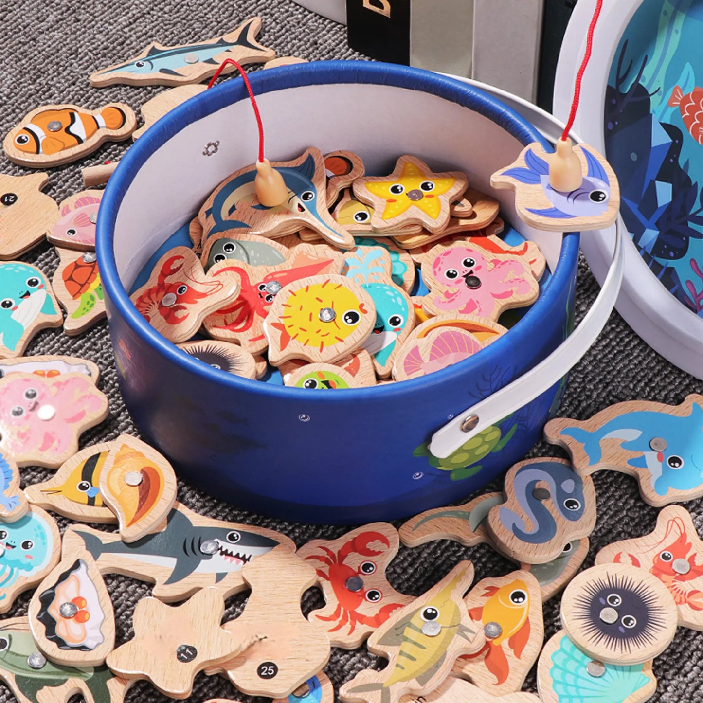 Montessori Fishing Game