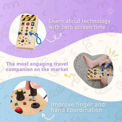 Montessori Light Switch Board Toddle Ready