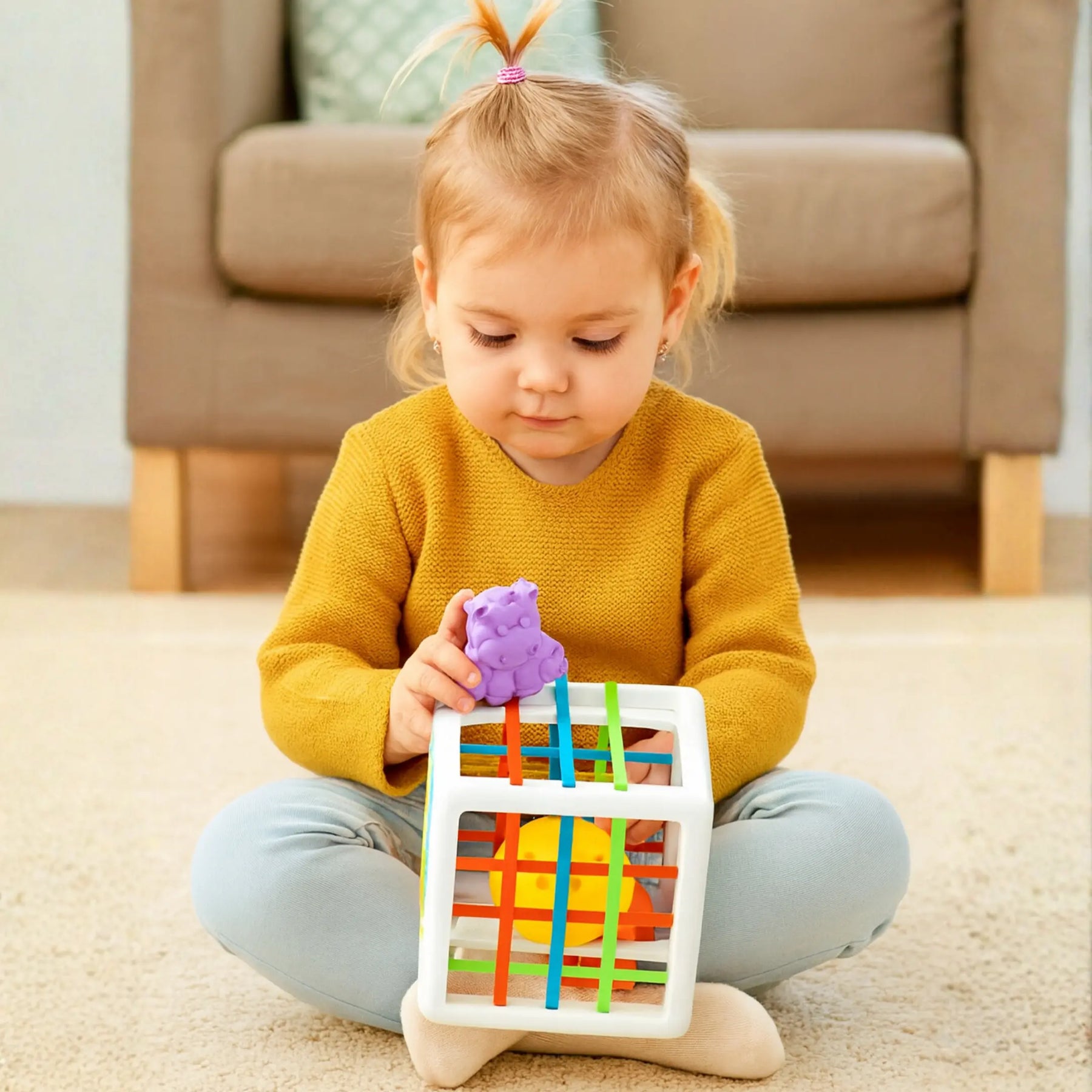 Montessori Sensory Cube Toddle Ready