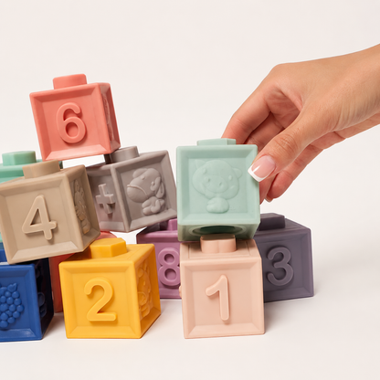 Montessori Squeaky Block Set
