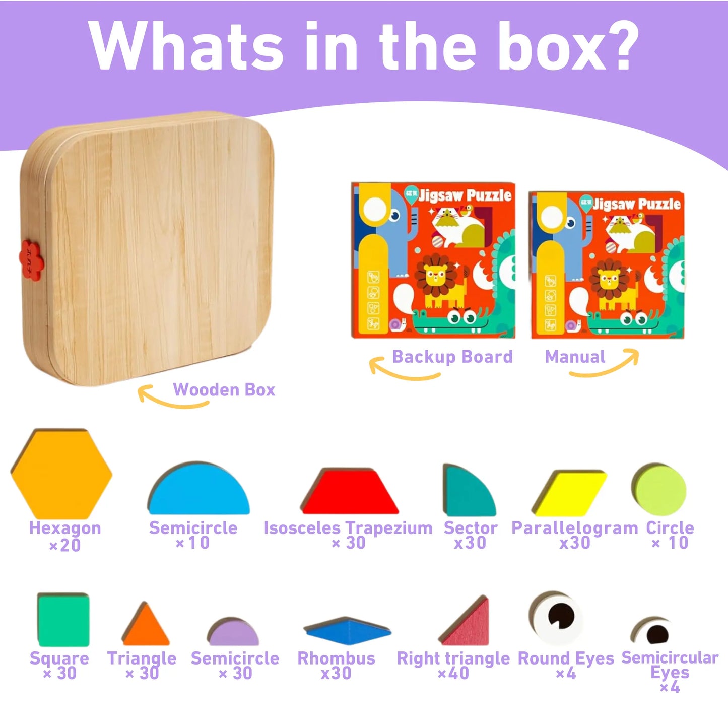 Montessori Magnetic Pattern Blocks Toddle Ready