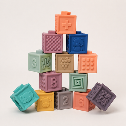 Montessori Squeaky Block Set