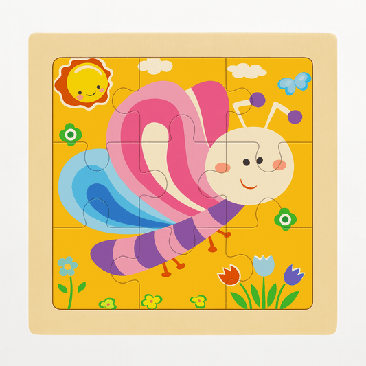 Montessori Wooden Puzzle (9 pieces)
