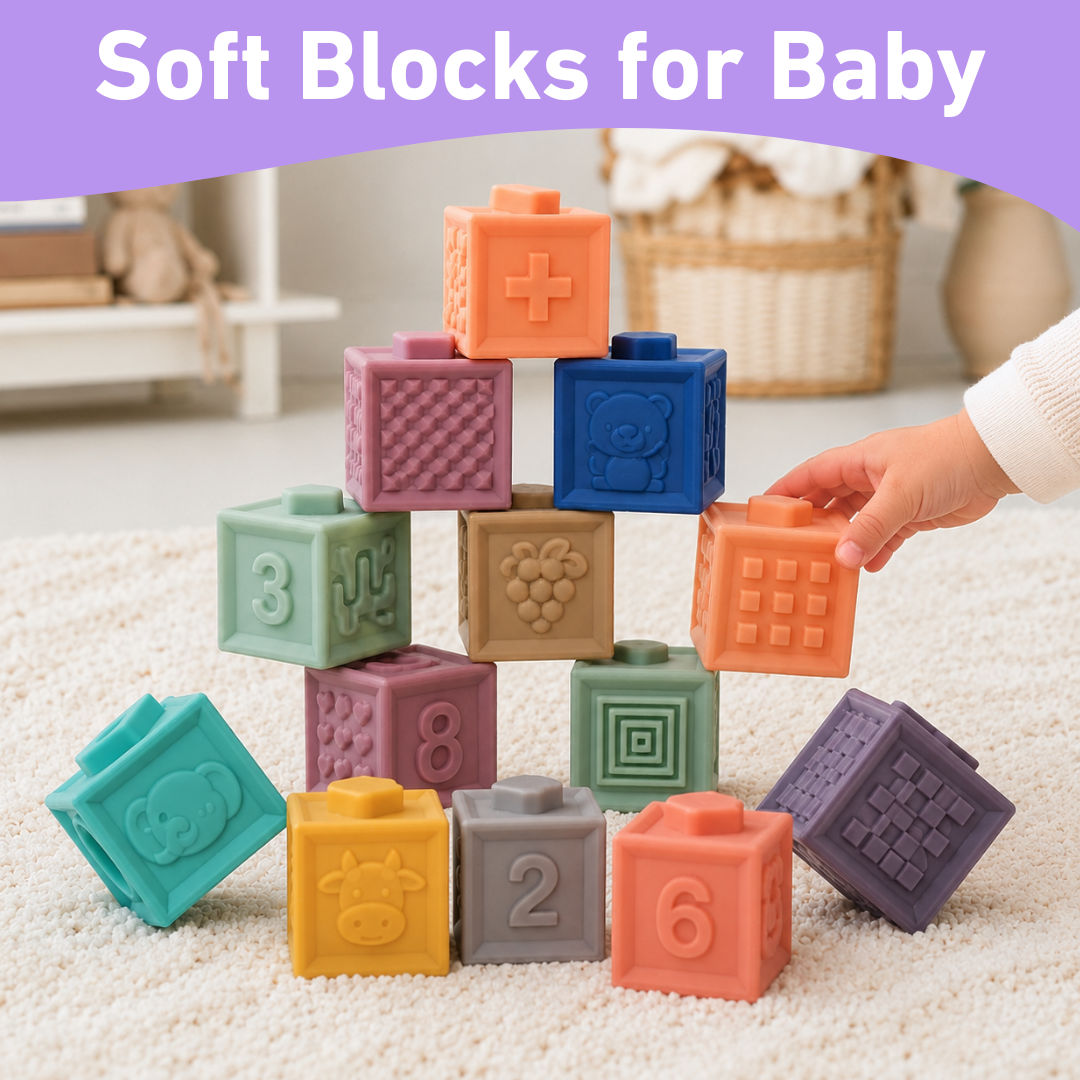 Montessori Squeaky Block Set