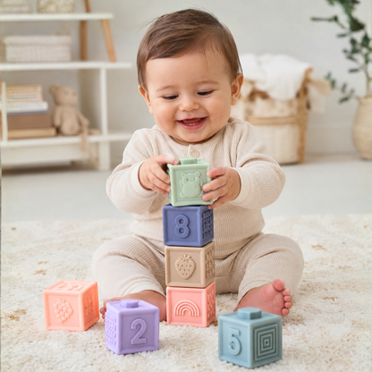 Montessori Squeaky Block Set