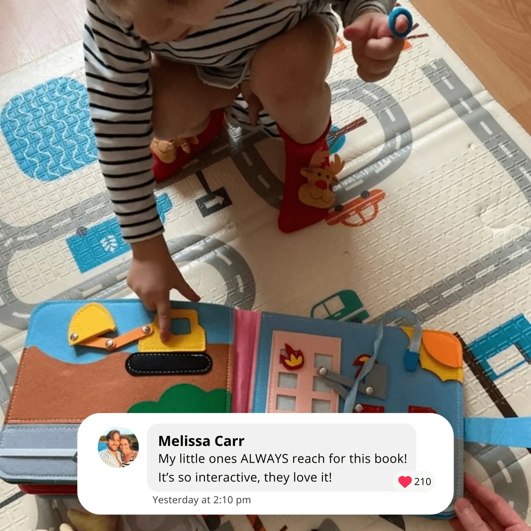 Montessori Touch & Tell Storybook Toddle Ready
