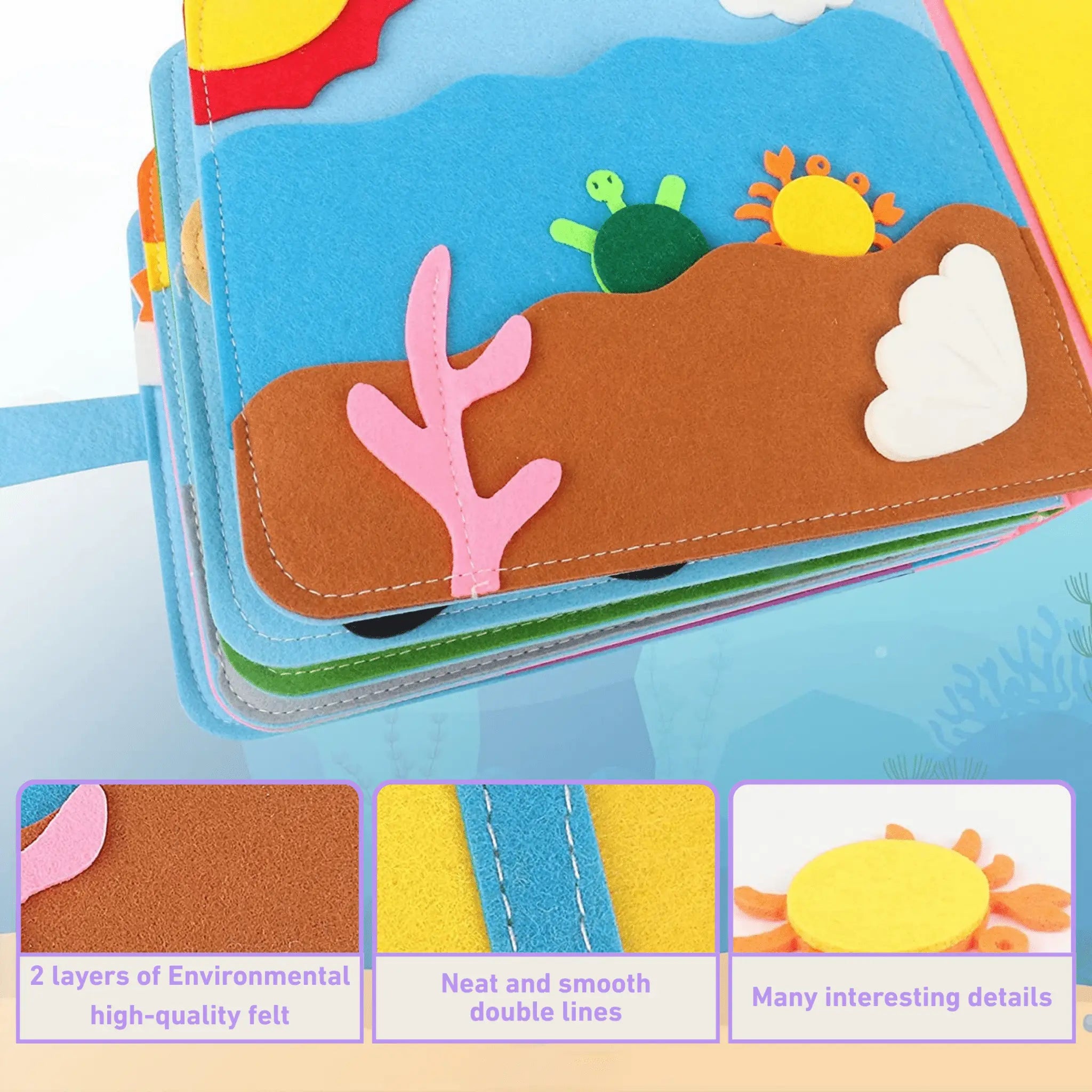 Montessori Touch & Tell Storybook Toddle Ready