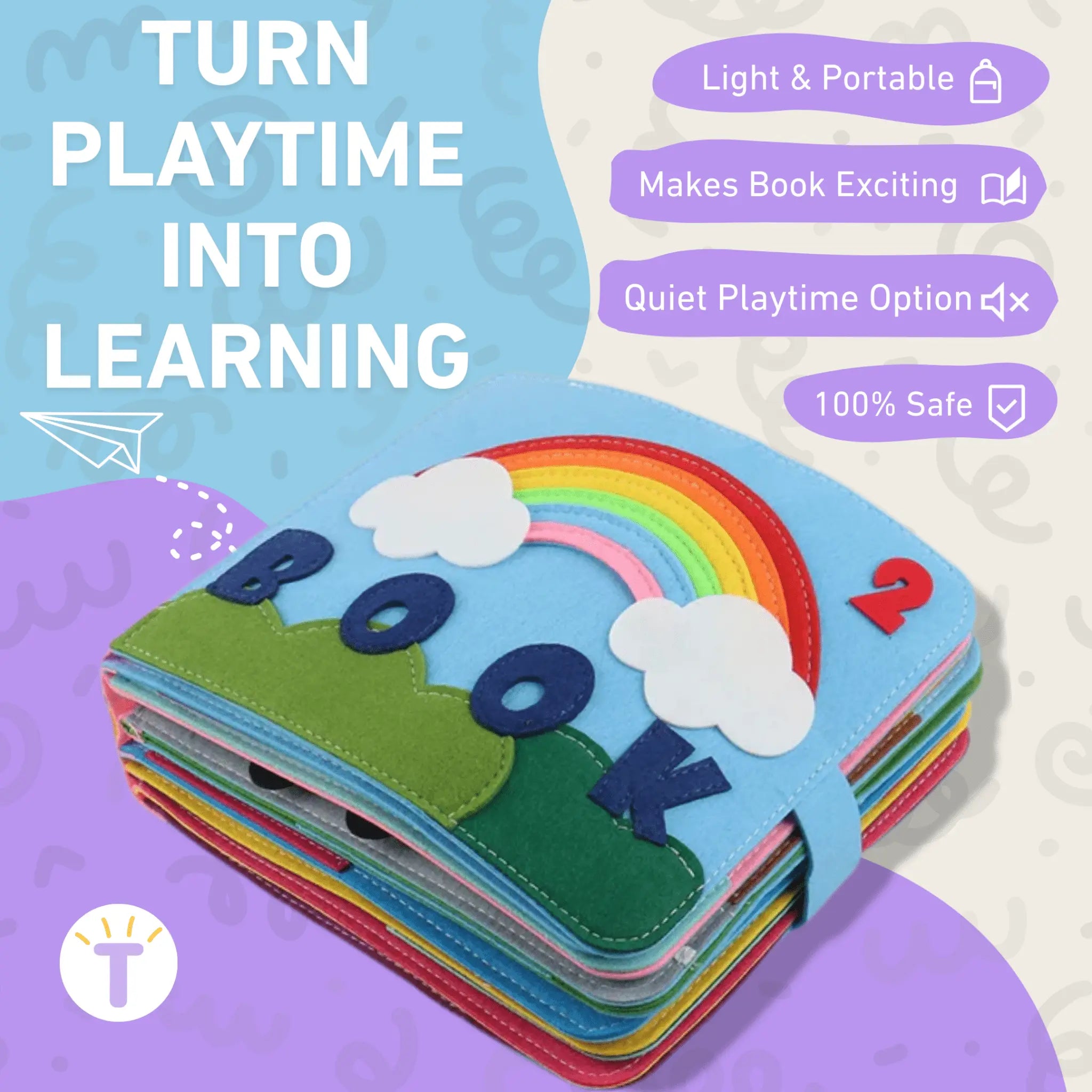 Montessori Touch & Tell Storybook Toddle Ready