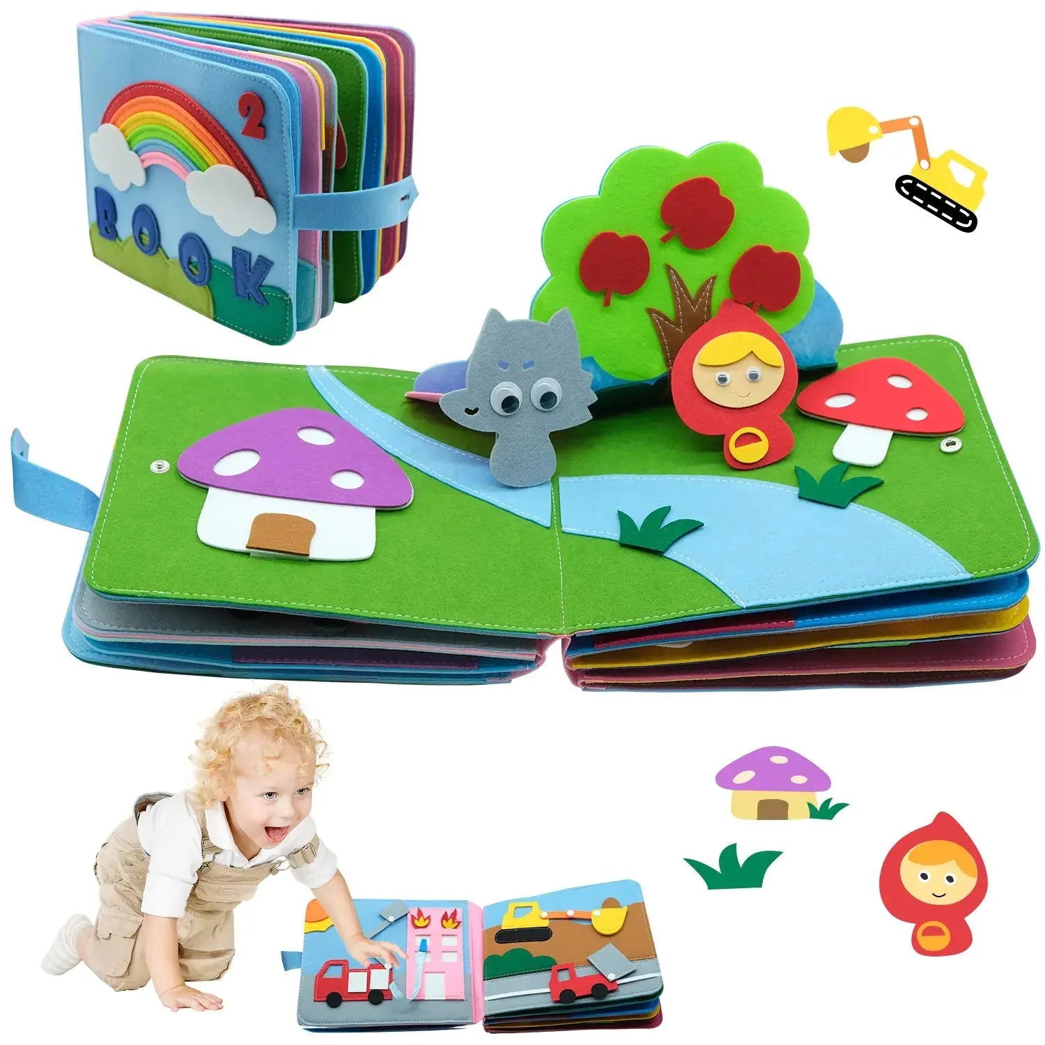 Montessori Touch & Tell Storybook Toddle Ready
