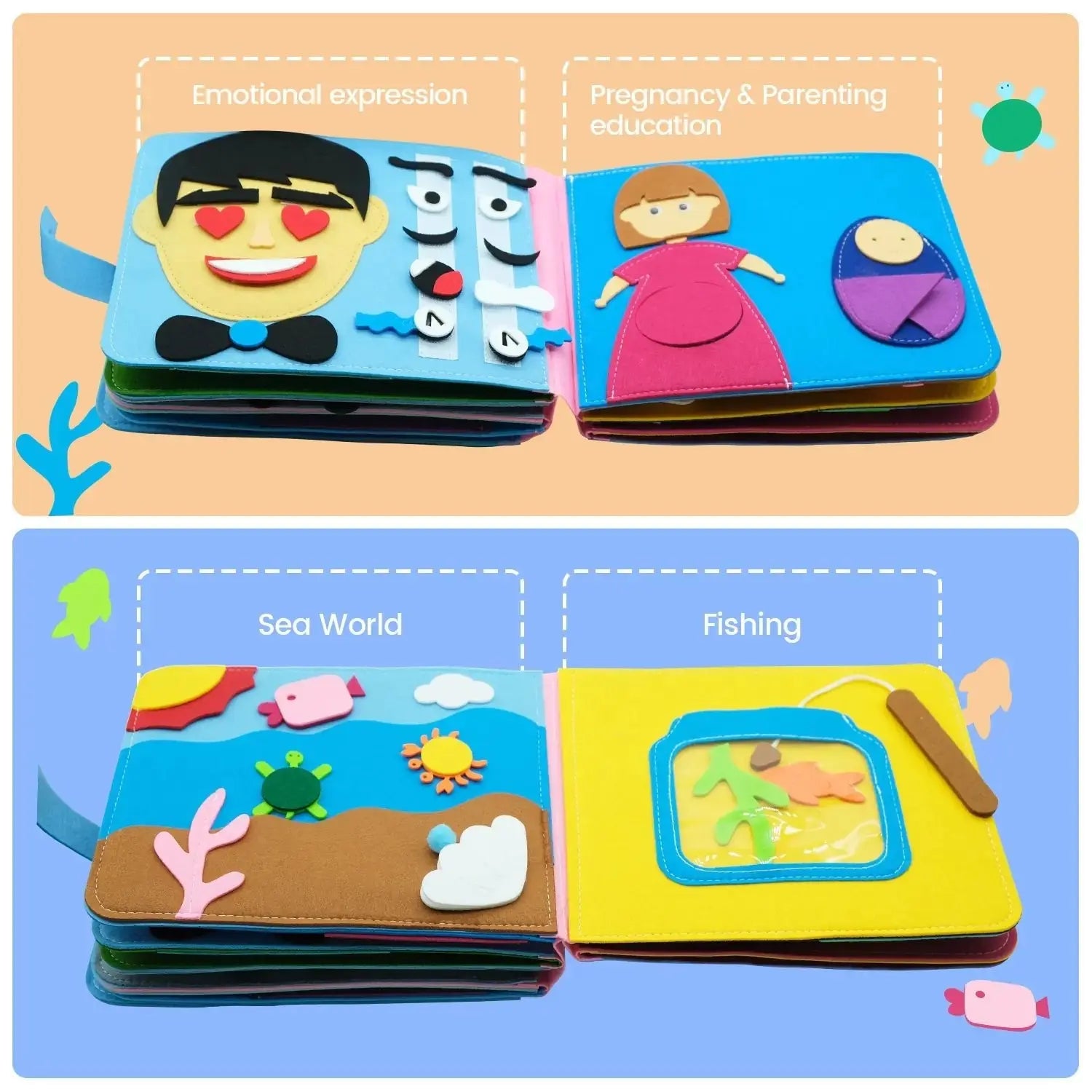 Montessori Touch & Tell Storybook Toddle Ready
