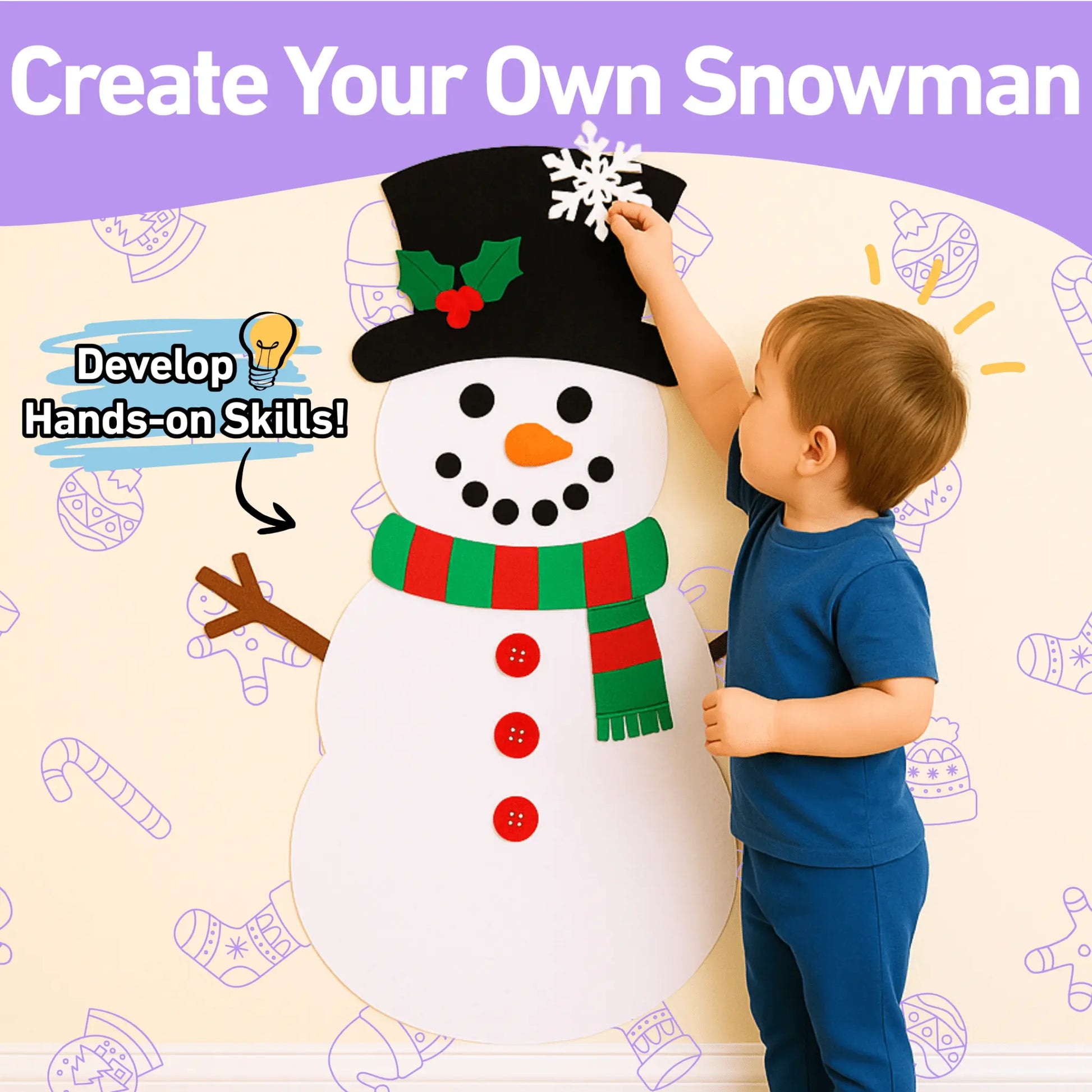 Montessori Snow Man Toddle Ready
