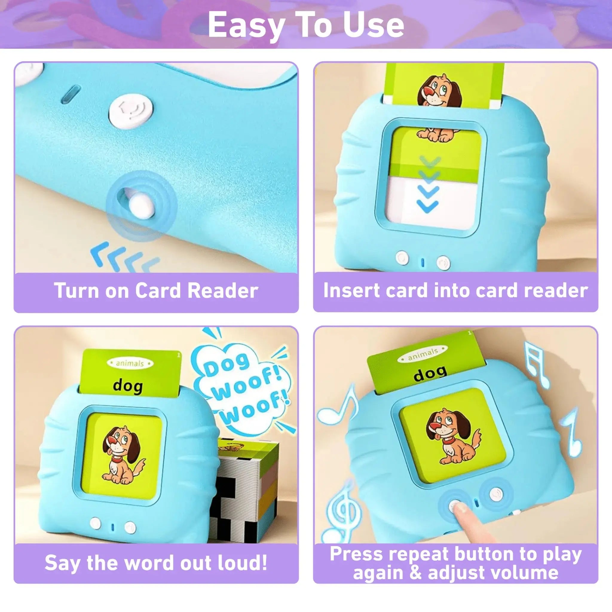Montessori Talking Flashcards Toddle Ready