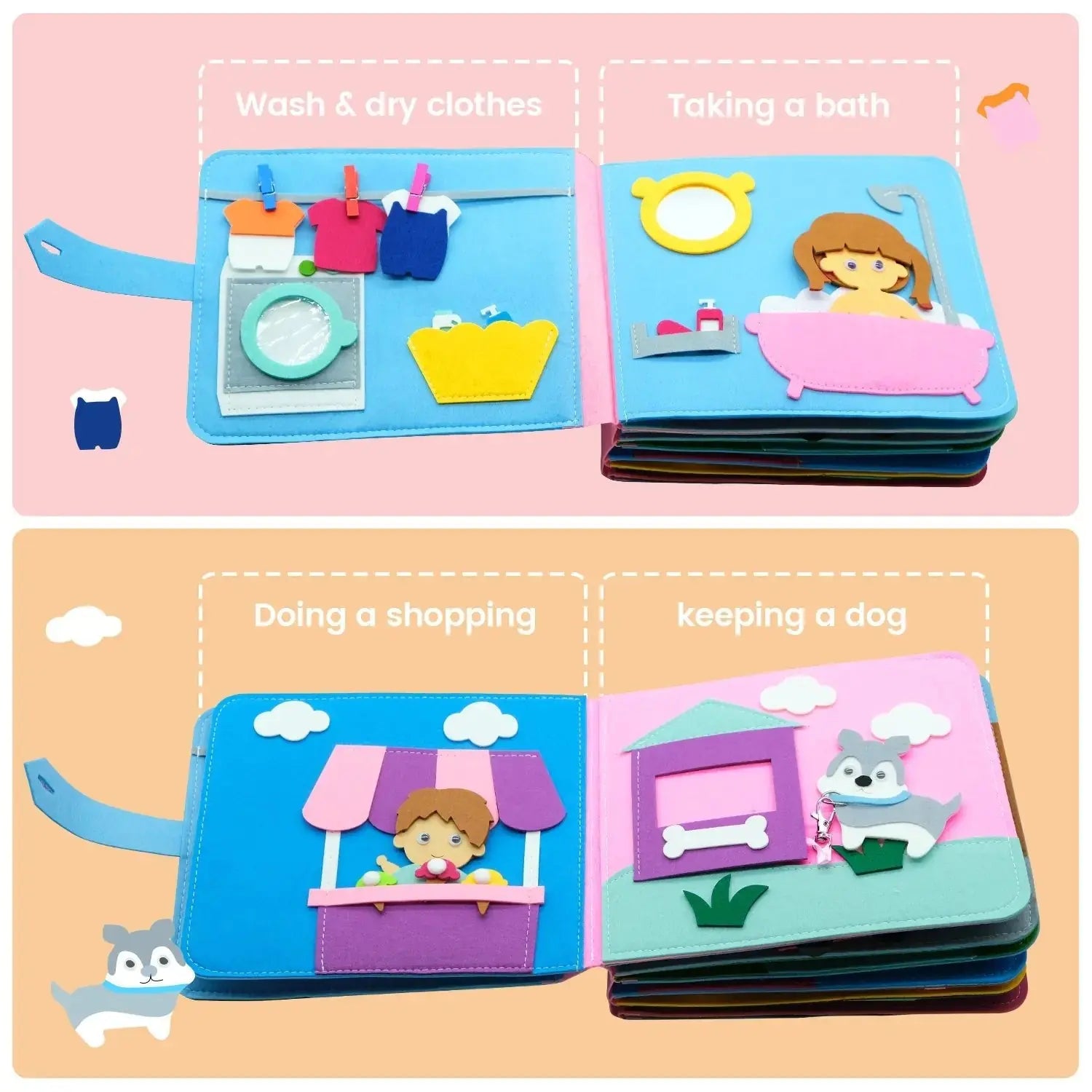 Montessori Touch & Tell Storybook Toddle Ready